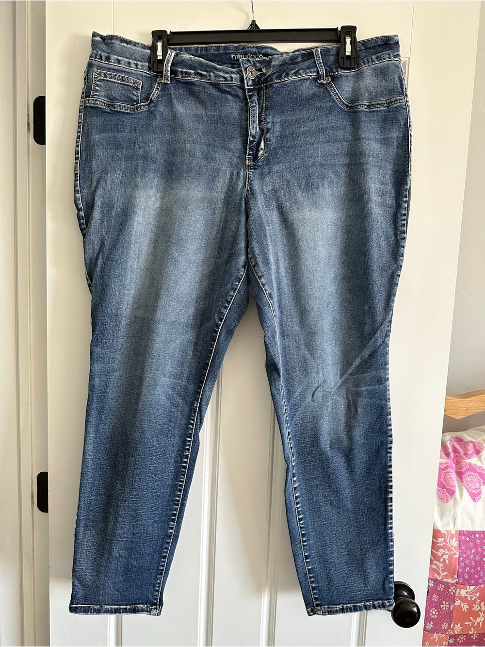 Maurices plus 24W Medium Wash Skinny Jeans - Blue